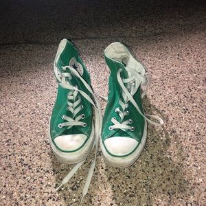 green high top converse